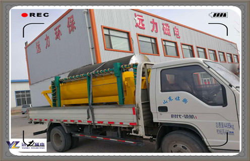 濕式磁選機，福建濕式高強磁磁選機_釩鈦鐵礦福建濕式高強磁磁選機型號參數(shù)及磁場強度 